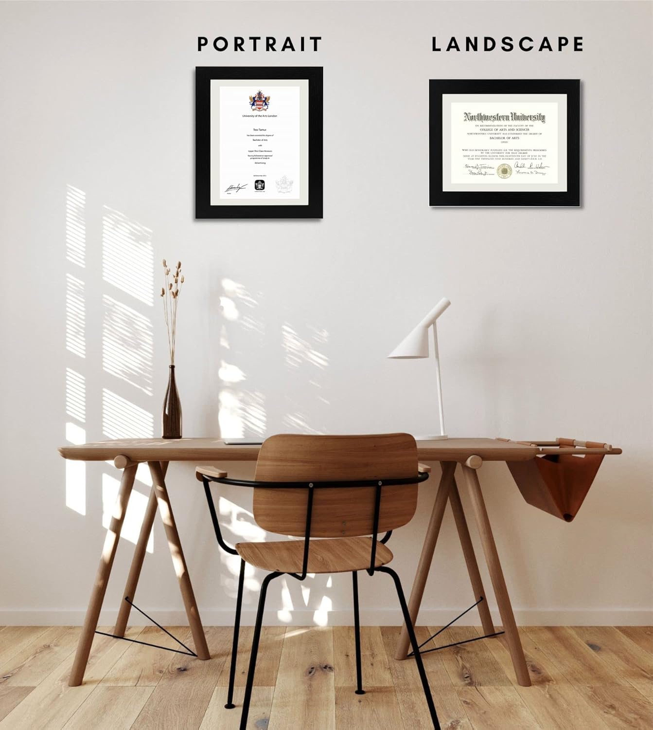 Diploma and Certificate Black Frame