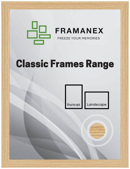 Classic Range Picture Poster Oak Frame