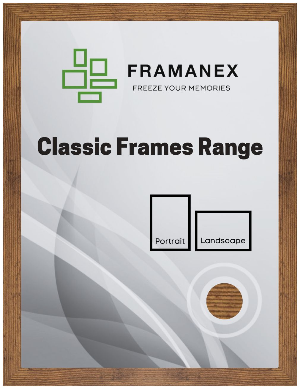 Classic Range Picture Poster Rustic Frame