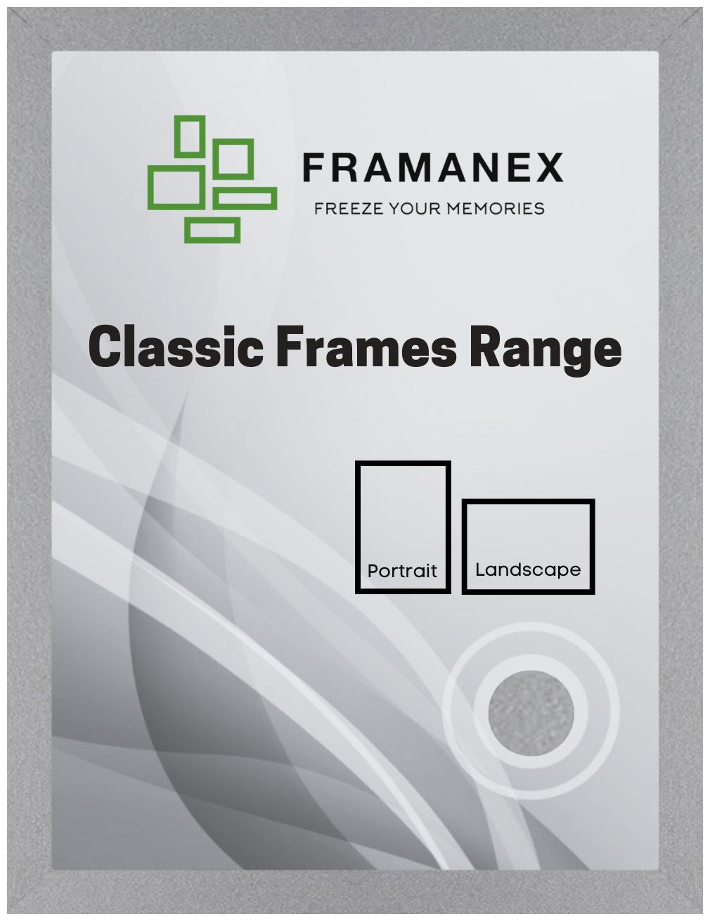 Classic Range Picture Poster Silver Frame
